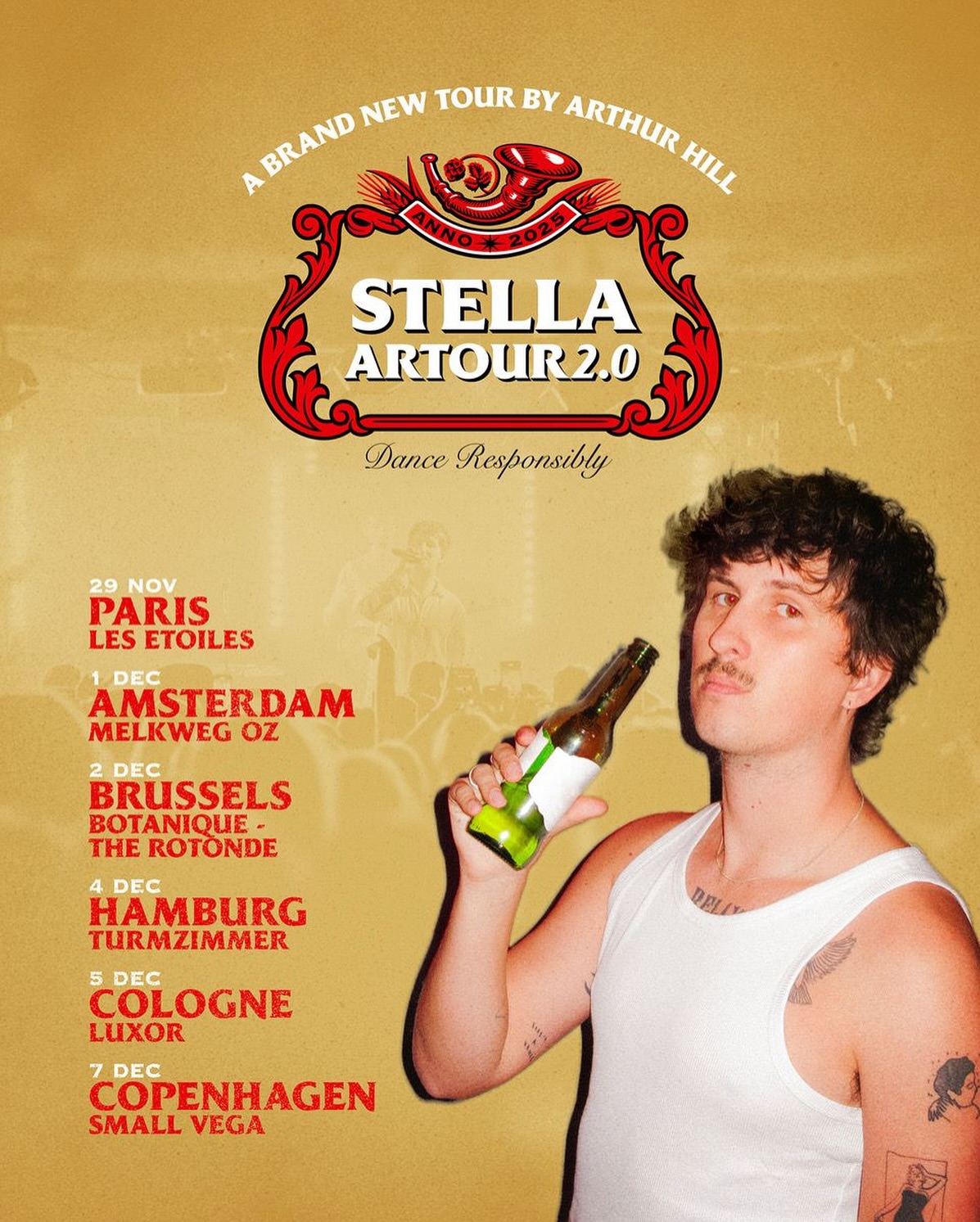 Arthur Hill Tour Poster 2025